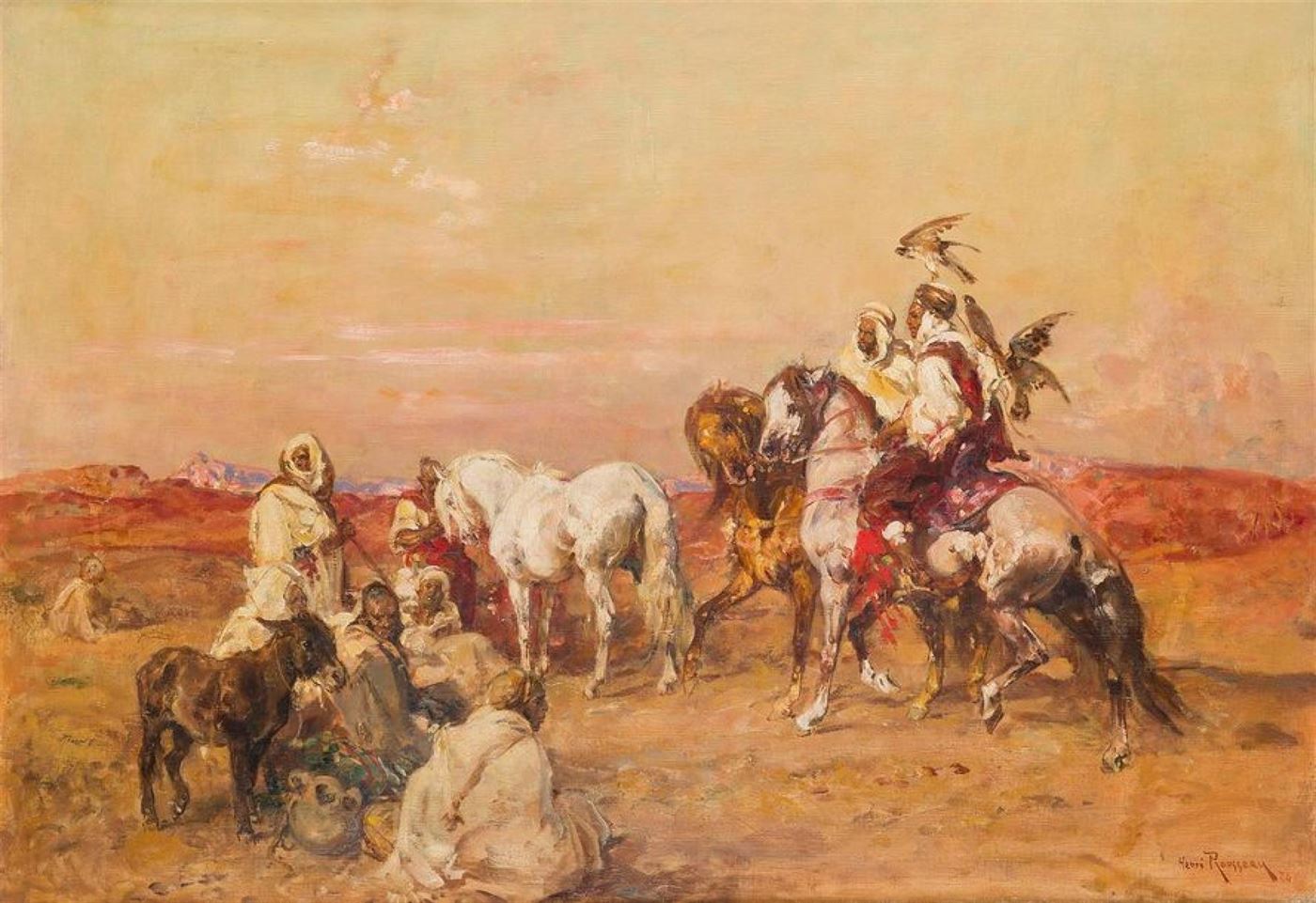 HENRI ÉMILIEN ROUSSEAU (1875-1933) tableau orientaliste
